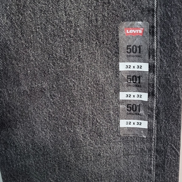 Levi's Strauss & Co Men's NWT 501 Original Fit Black Jeans Size 32X32 - Picture 6 of 12